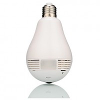 960P HD Home Monitoring Bulb IP WIFI Camera with Lamp Led Fisheye Panoramic Lens