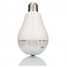 960P HD Home Monitoring Bulb IP WIFI Camera with Lamp Led Fisheye Panoramic Lens