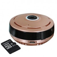 960P Cylindric Network HD Built in 32GB SD Card 360 Degree Fisheye P2P Wifi IP Camera