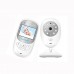 2.4 Inch Digital Wireless Baby Monitor Two-way intercom Night vision Temperature detection Light music Enlarge